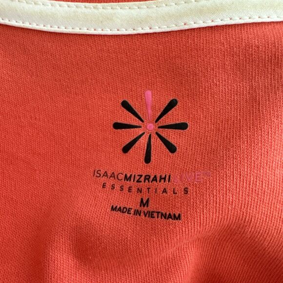 Isaac Mizrahi Dress Crewneck Orange TankSize M Casual Beach Dresses - Picture 8 of 8